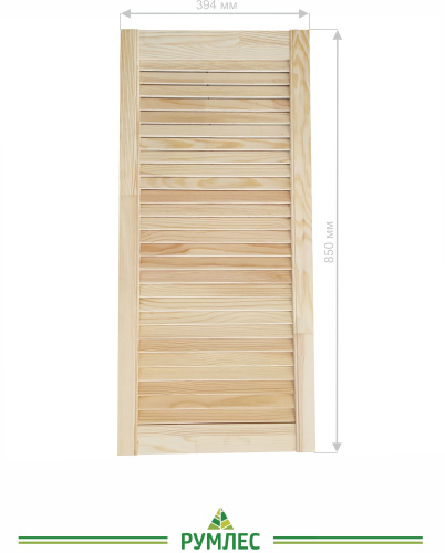 картинка Дверь жалюзийная 394*850мм сосна сорт Экстра от магазина Румлес