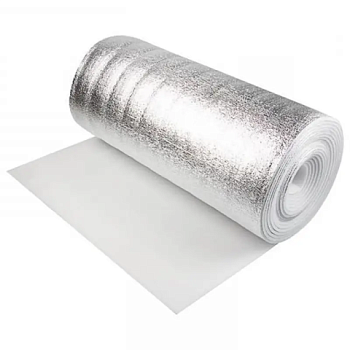 картинка Утеплитель НПЭ фольгированный 10мм рулон 1*5мм (S5м²) магазин Румлес являющийся официальным дистрибьютором в России  картинка Утеплитель НПЭ фольгированный 10мм рулон 1*5мм (S5м²) от магазина Румлес