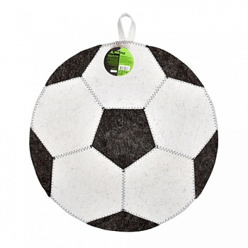 картинка Коврик для сауны "Футбольный мяч" войлок "Hot Pot" от магазина Румлес