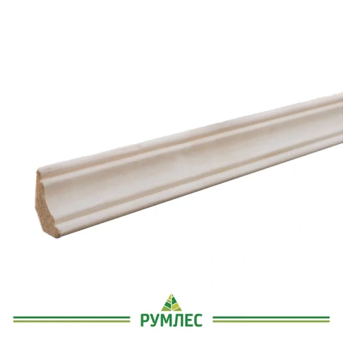картинка Плинтус осина фигурный 30*2400мм сорт А сращенный от магазина Румлес