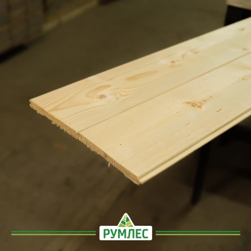 картинка Вагонка штиль ель/сосна 12,5*115(110)*1000мм сорт С Киров (10шт/уп) от магазина Румлес