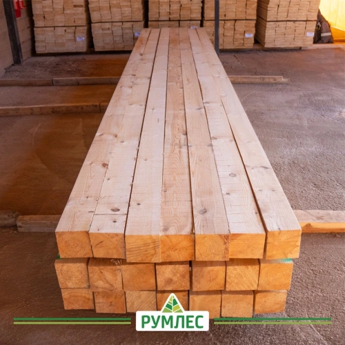 картинка Брус 150*150*6000мм 1-3 сорт (ГОСТ 8486-86) естественной влажности хвойные породы от магазина Румлес