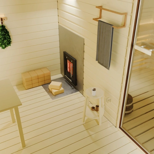 картинка Печь банная Арабеска XXL inox Люмина, черная бронза (камни 154кг/до 24м³) от магазина Румлес