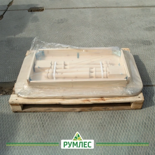 картинка Комплект для сборки. Стол овальный 700*1200мм Массив сосны сорт АВ от магазина Румлес