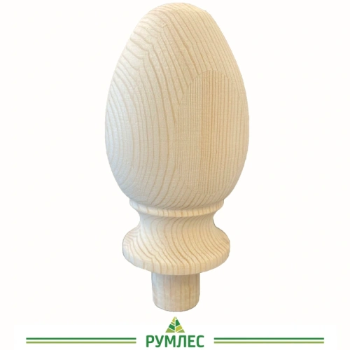 картинка Накладка на столб овальная 100мм Сосна сорт Экстра сращенная от магазина Румлес