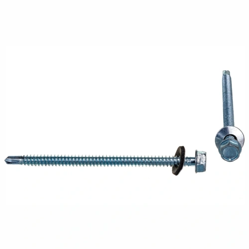 картинка Саморезы кровельные цинк 6,3*102мм металл/металл от магазина Румлес