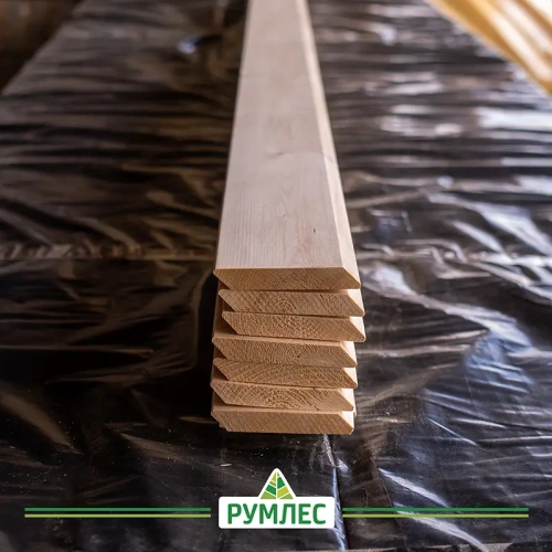 картинка Планкен скошенный 20*145*6000мм сорт АВ Ель 100% от магазина Румлес
