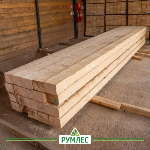 картинка Брус 150*200*6000мм 1-3 сорт (ГОСТ 8486-86) естественной влажности хвойные породы от магазина Румлес
