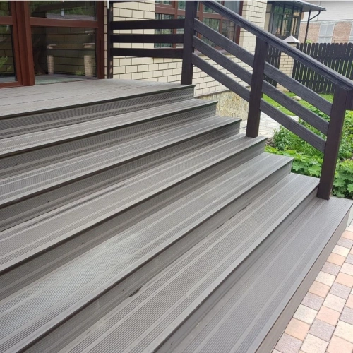 картинка ДПК Ступень полнотелая 22*345*3000мм Венге Техно от магазина Румлес