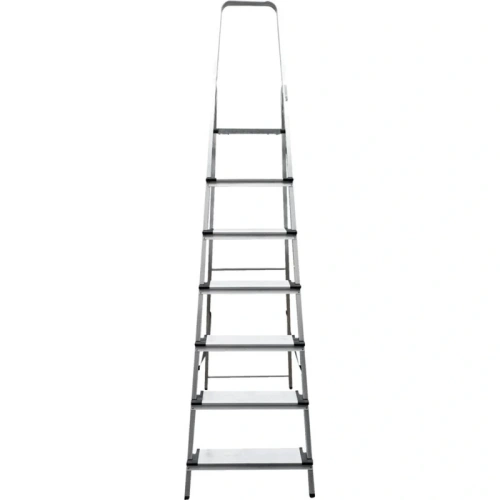 картинка Стремянка алюминиевая широкие ступени Новая Высота 7 ступеней 1117107 от магазина Румлес