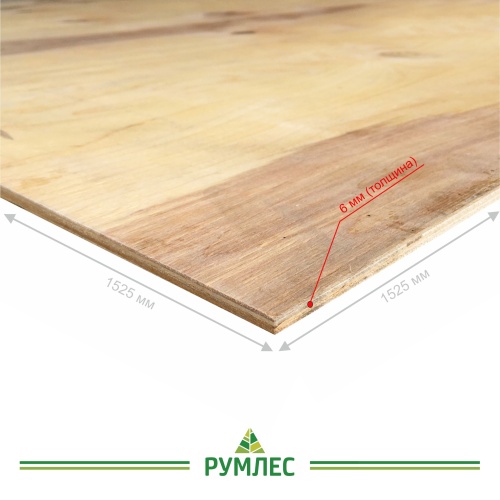 картинка Фанeрa ФСН ТУ 6*1525*1525мм от магазина Румлес