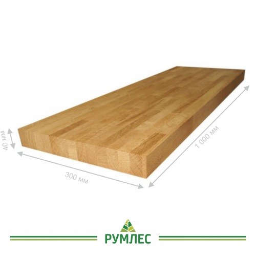 картинка Ступень 40*300*1000мм Дуб от магазина Румлес