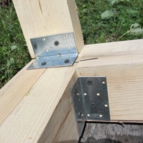 картинка Уголок крепежный 90° оцинкованный 40*40*120*2мм от магазина Румлес