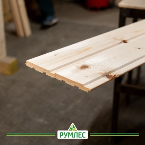 картинка Евровагонка ель/сосна 12,5*96(90)*2200мм сорт С Киров (10шт/уп) от магазина Румлес