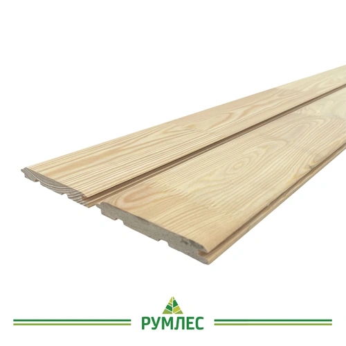 картинка Вагонка штиль лиственница 14*120(110)*3000мм сорт A сращенная (8шт/уп) от магазина Румлес