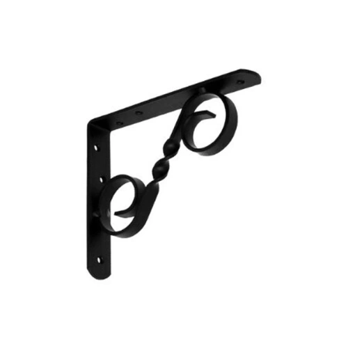 картинка Кронштейн фигурный 125*150мм черный мод.3 ДОМАРТ от магазина Румлес