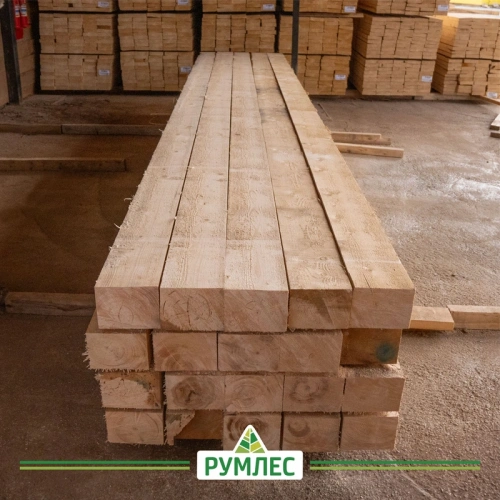 картинка Брус 150*200*6000мм 1-3 сорт (ГОСТ 8486-86) естественной влажности хвойные породы от магазина Румлес
