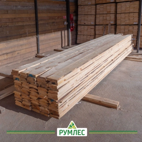 картинка Доска обрезная камерной сушки 50*200*6000мм ель/сосна 3-4 сорт дисковый распил (10-18%) от магазина Румлес