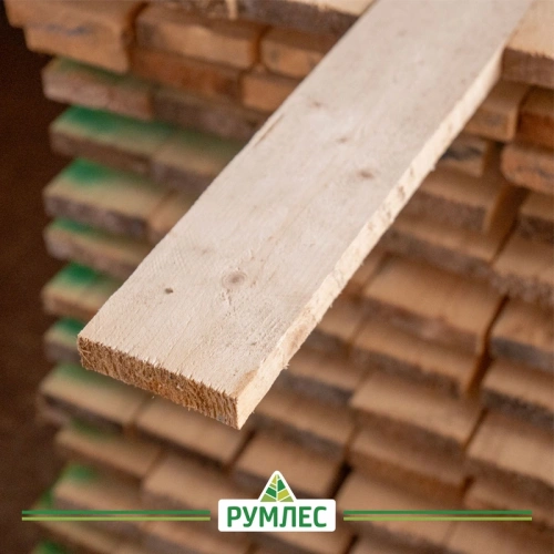 картинка Доска обрезная 25*100*6000мм 1-3 сорт (ГОСТ 8486-86) естественной влажности хвойные породы от магазина Румлес