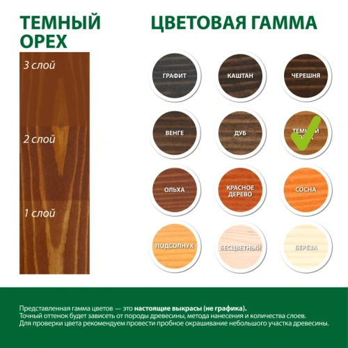 картинка Масло Твердое с воском ПРОФЕССИОНАЛ Темный орех (НК-57) 0.9л от магазина Румлес