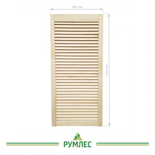 картинка Дверь жалюзийная 494*1015мм сосна сорт Экстра от магазина Румлес