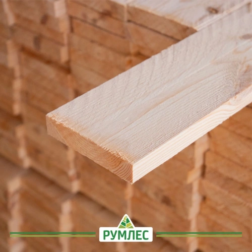 картинка Доска обрезная 30*150*6000мм естественной влажности 1 сорт дисковый распил ель/сосна от магазина Румлес