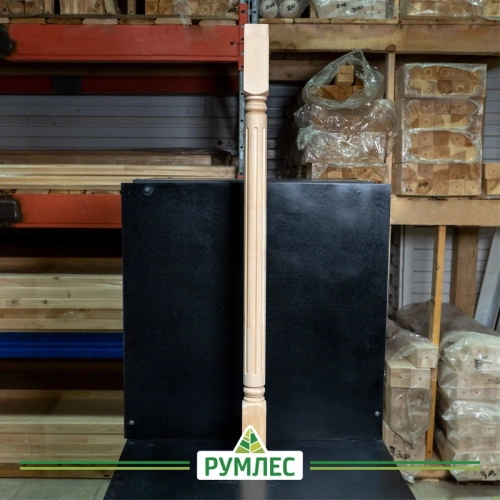 картинка Балясина 50*50*900мм №8 Сосна сорт Экстра сращенная от магазина Румлес