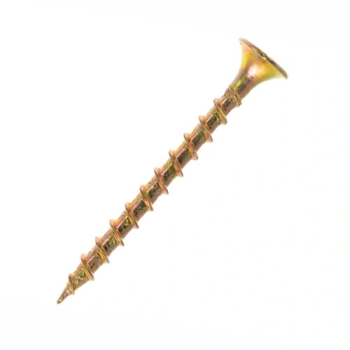 картинка Саморезы по дереву потай 3.5*41мм желтый цинк от магазина Румлес