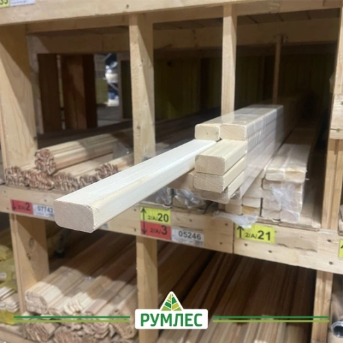 картинка Полуполок 26*45*2200мм сорт А липа цельный от магазина Румлес
