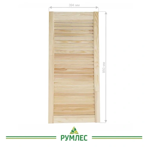 картинка Дверь жалюзийная 394*850мм сосна сорт Экстра от магазина Румлес
