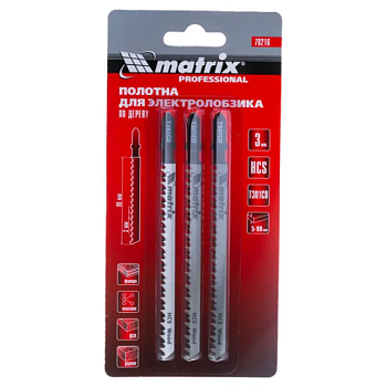 картинка Пилки для лобзика 116*90*3мм T301CD 78216 (3 шт/уп) от магазина Румлес