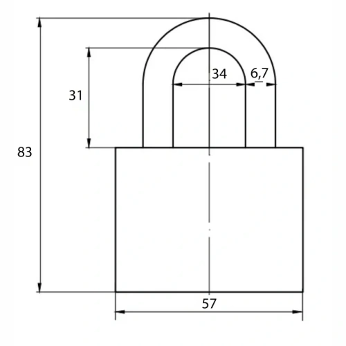 картинка Замок висячий  Vanger  PD-01-60 от магазина Румлес