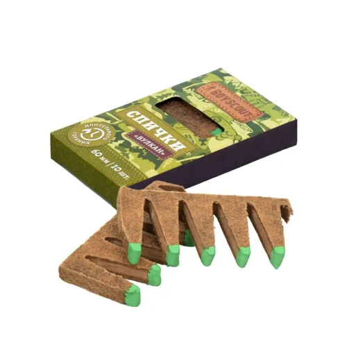 картинка Спички BOYSCOUT Вулкан 60мм 10шт длительного горения от магазина Румлес