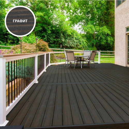 картинка Масло для Террас ПРОФЕССИОНАЛ Графит (НК-82) 0,9л от магазина Румлес