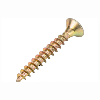 картинка Саморезы универсальные 4*30мм желтый цинк от магазина Румлес