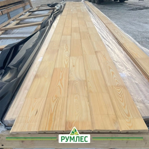 картинка Вагонка штиль лиственница 14*120(110)*3000мм сорт A сращенная (8шт/уп) от магазина Румлес
