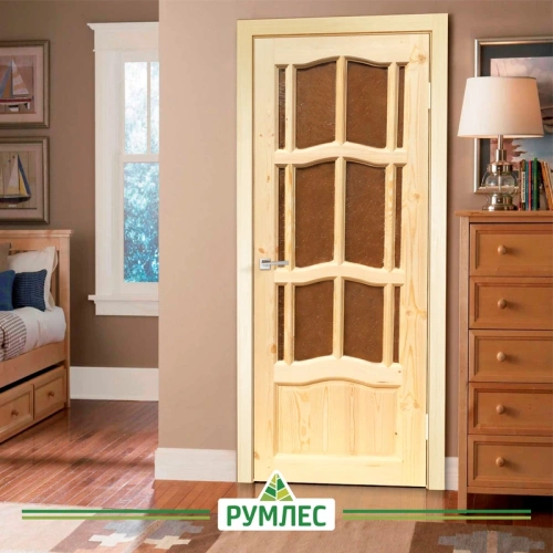 картинка Дверь межкомнатная со стеклом Ампир 2000*700мм от магазина Румлес
