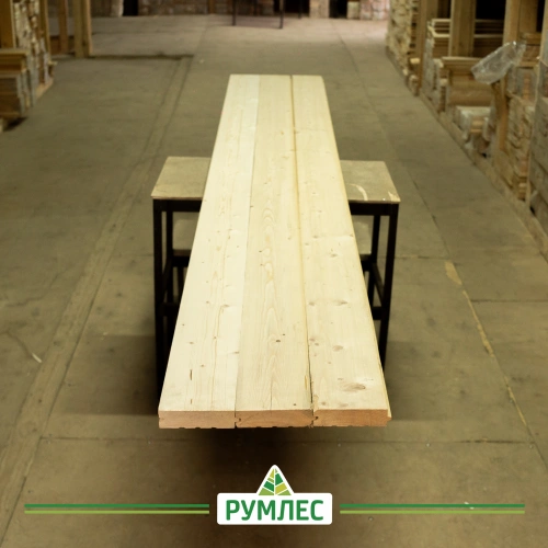 картинка Доска пола шпунтованная ель/сосна 35*145(135)*2000мм сорт В Киров от магазина Румлес