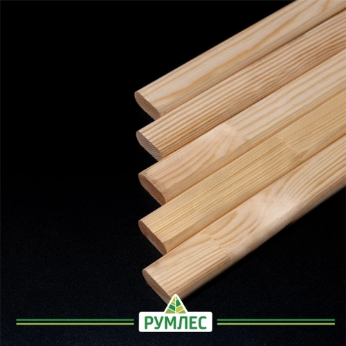 картинка Рейка сращенная для декора стен 18*40*3000мм сосна сорт Экстра (с увеличенной фаской R5 на углах) от магазина Румлес