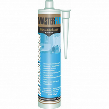 картинка Жидкие гвозди белые Masterfix Еco 915 280мл от магазина Румлес