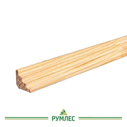 картинка Угол внутренний сосна фигурный 19*19*2500мм сорт Экстра сращенный от магазина Румлес