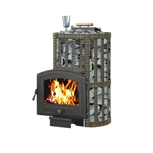 картинка Печь банная Везувий Ураган Ковка 16 (224) Чугун от магазина Румлес