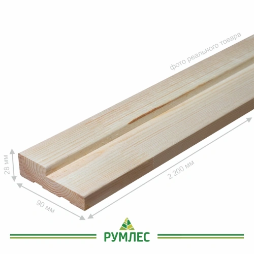 картинка Брус коробочный 28*90*2200мм Ель/Сосна сорт АВ от магазина Румлес