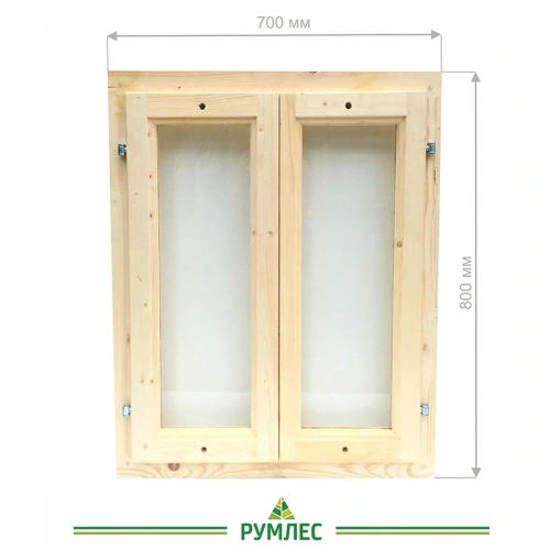картинка Окно террасное 2-створчатое 800*700*40мм от магазина Румлес