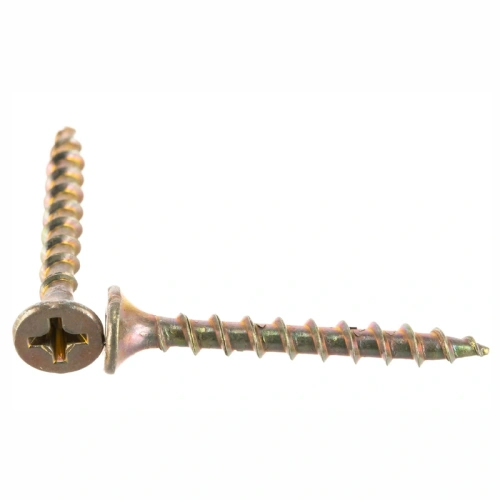 картинка Саморезы по дереву потай 3.5*35мм желтый цинк от магазина Румлес