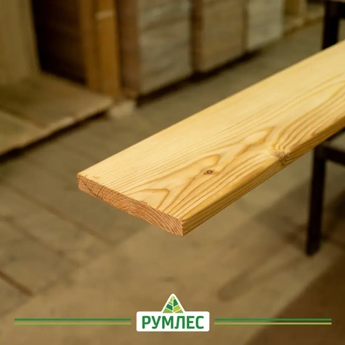 картинка Планкен прямой 20*140*4000мм сорт А лиственница от магазина Румлес