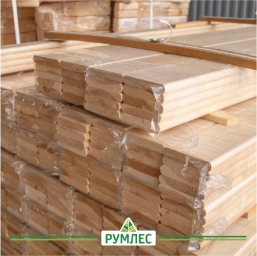 картинка Доска декоративная 18*90*3000мм сосна сорт Экстра сращенная (с фаской R5 на углах) от магазина Румлес