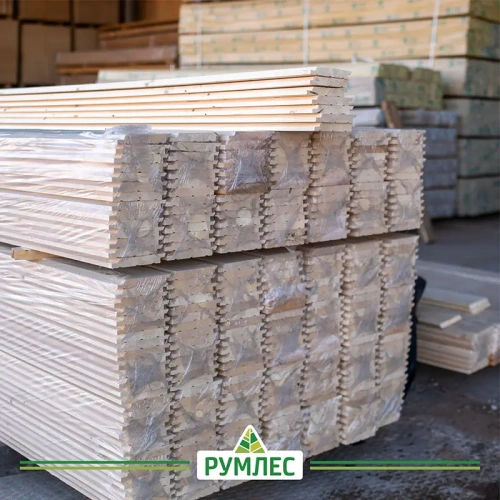 картинка Скандинавская фасадная доска профиль UYW 21*145(130)*6000мм 100% Ель сорт АВ Архангельск от магазина Румлес