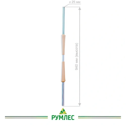картинка Комбинированная балясина № 1 от магазина Румлес