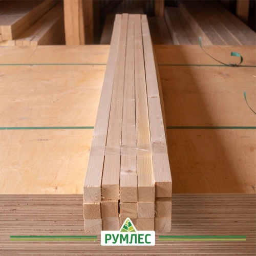картинка Брусок строганый камерной сушки 30*30*2000мм сорт АВ ель/сосна от магазина Румлес